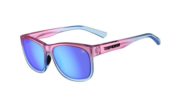 Cotton Candy Swirl With Sky Blue Mirror Lens