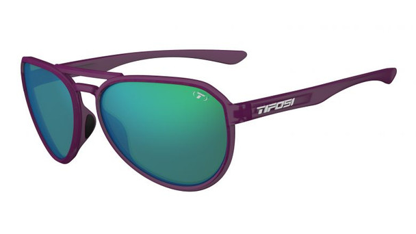 Plum Crazy With Smoke Green Mirror Lens
