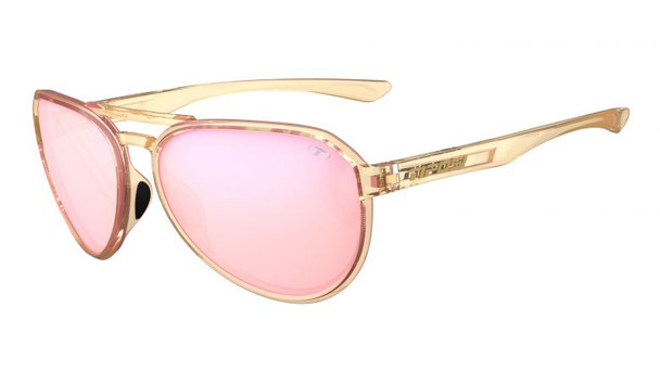 Crystal Brown With Pink Mirror Lens