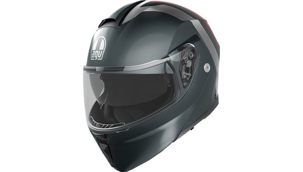 Matte Grey/Silver/Red Detail