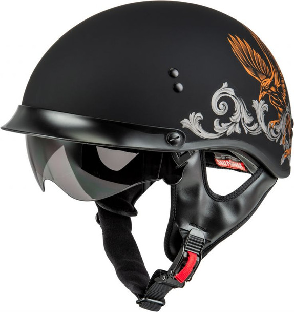 Matte Black/Silver/Orange