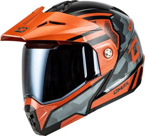 Black/Grey/Orange Metallic