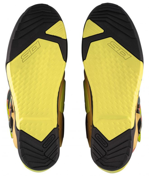 Gold/Lime Sole Detail