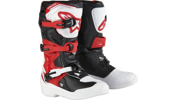 White/Black/Bright Red