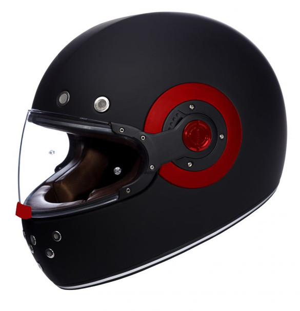 Matte Black/Red Plate