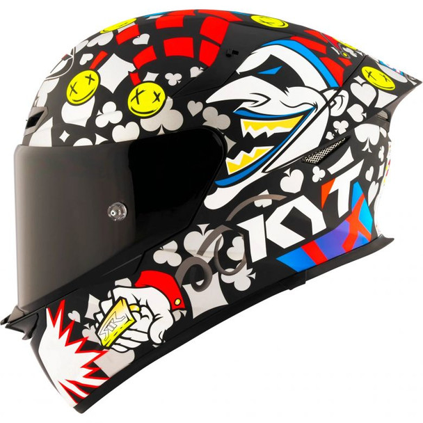 KYT TT Revo Riccardo Rossi 2022 Replica Helmet - Motorcycle