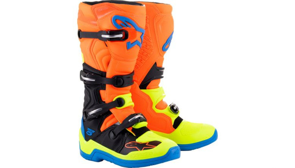 Alpinestars Tech 5 Orange Boots - Motorcycle Closeouts by Rider