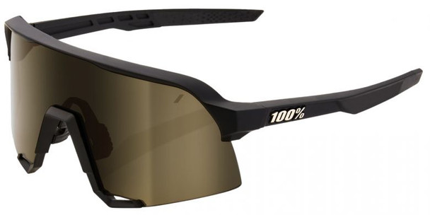 Soft Tact Black With Soft Gold Mirror Lens