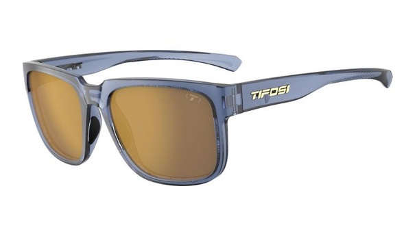 Crystal Denim With Gold Mirror Lens