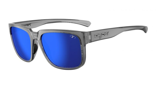 Crystal Smoke With Colbalt Blue Mirror Lens