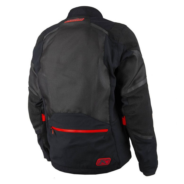 Black/Fiery Red Rear Detail