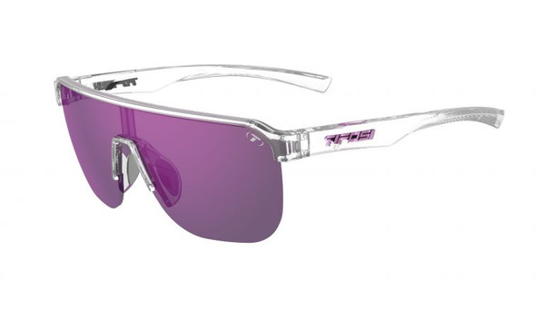 Crystal Clear With Purple Mirror Lens