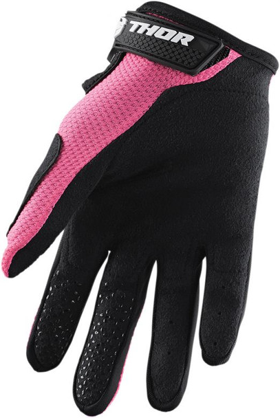Pink/Black Palm Detail