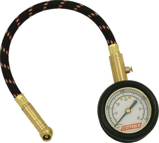CruzTools TirePro Tire Pressure Gauge with Hose