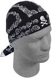 Skull Paisley Black