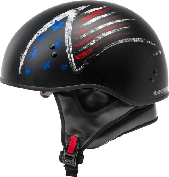 Matte Black/Red/White/Blue Side Detail