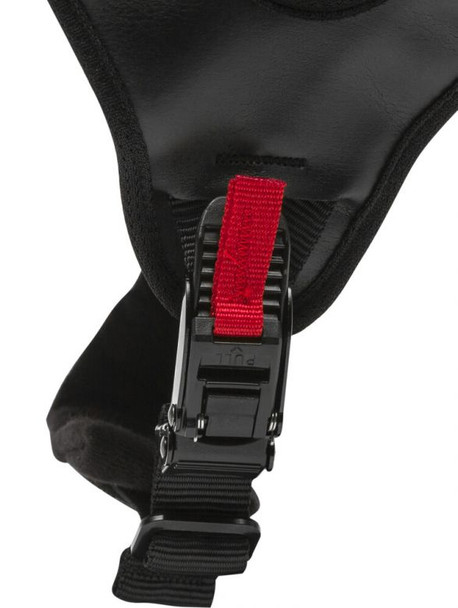 Matte Black/Red/White/Blue Strap Detail