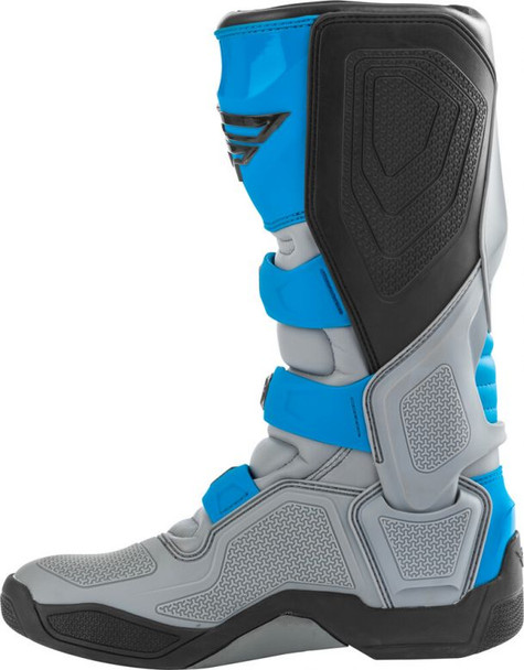 Fly Racing FR5 Grey/Blue Boots Motorcycle Closeouts by Rider