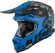 Just 1 J32 Motocross Helmet - SWAT Camo - Flo Blue Gloss