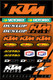 DCor KTM 2 Sticker Sheet