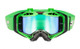 Black/Hi-Viz Green With Green Iridium Lens
