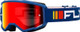 Navy/White With Red Mirror/Smoke Lens