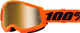 Neon Orange With Gold Mirror Lens