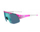 Crystal Pink With Clarion Blue/Ac Red/And Clear Lenses