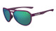 Plum Crazy With Smoke Green Mirror Lens