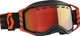 Orange/Black With Red Chrome Lens