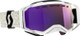 White/Black With Purple Chrome Lens