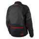 Black/Fiery Red Rear Detail