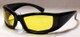 Black With Yellow Lenses