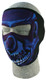 Blue Chrome Skull