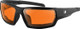 Matte Black With Amber Lens