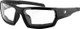 Matte Black With Clear Lens