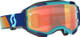 Royal Blue/Orange With Orange Chrome Works Lens