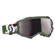 Military Camo Green/White With Silver Chrome Works Lens