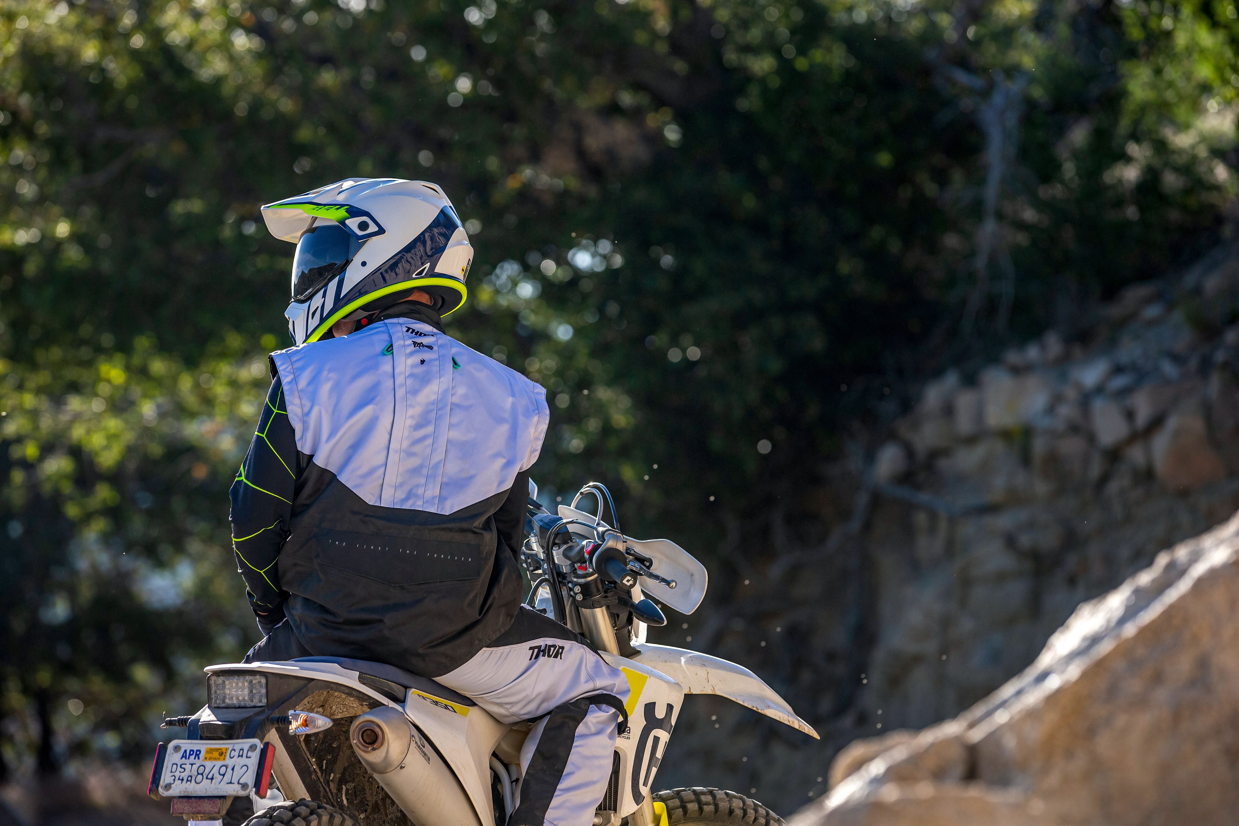 Rider Looking Backwards