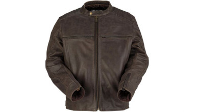 Z1R Indiana Brown Leather Jacket - No Shipping to CA or NY