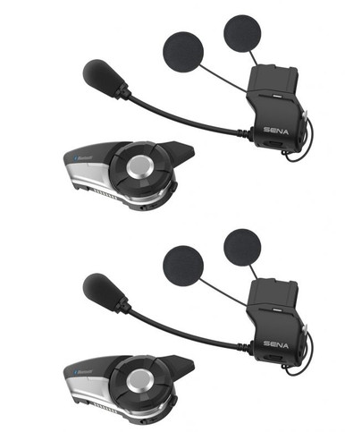 Sena 20S Evo HD Bluetooth Comm System - Dual Pack - Motorcycle