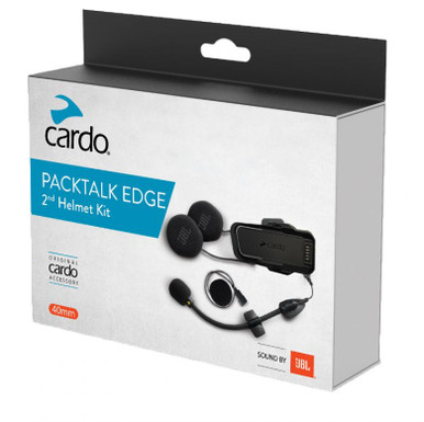 【新品未使用】Cardo Packtalk EDGE 日本語設定 化粧箱付き Cardo Packtalk Edge Audio Kit for 2nd Helmet - West - Motorcycle