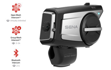 Sena 50C Bluetooth Comm System and 4K Camera System - Motorcycle