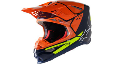 Alpinestars Supertech SM8 Factory Orange Helmet - Motorcycle Alpinestars Supertech SM8 Factory Orange Helmet - Motorcycle