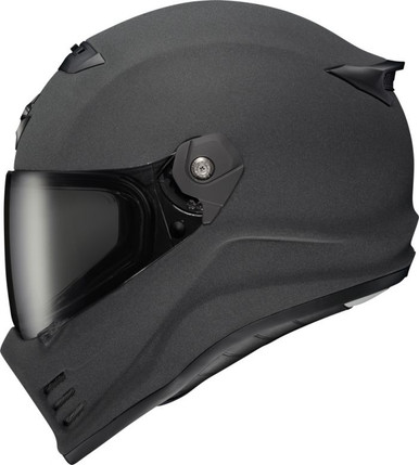 scorpion covert solid helmet ScorpionEXO 2 Open Face 3/4 Full Mode Motorcycle Bluetooth Ready Speaker Pockets Interchangeable Mouth Cover DOT Approved (Cement Grey resulting in 3 distinct riding configurations Scorpion EXO Covert FX Full