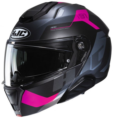 hjc flat black pink mc-8f cs-r3 treague helmet 134-881 i91 CARST HELMETS US face helmet for riders that value quality and safety HJC i91 Modular Helmet Carst