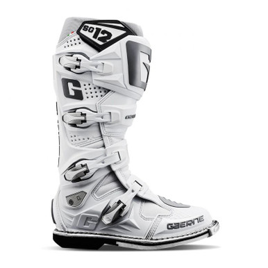 Gaerne SG12 White Boots - Motorcycle Closeouts by Rider Approved LLC