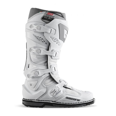 Gaerne SG22 White Boots - Motorcycle Closeouts by Rider Approved LLC