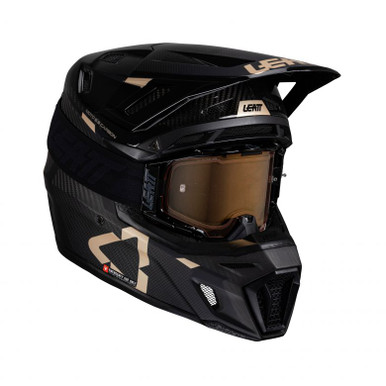 Leatt Moto 9.5 Carbon Helmet with 6.5 IRIZ Goggle Kit - Motorcycle