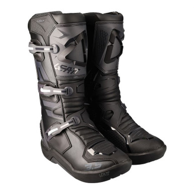 Leatt 3.5 Black Boots - Motorcycle Closeouts by Rider Approved LLC